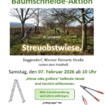 Baumschneideaktion Obstwiese am Friedhof @ Obstwiese neben dem Friedhof