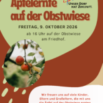 Apfelernte in der Streuobstwiese @ Streuobstwiese am Friedhof